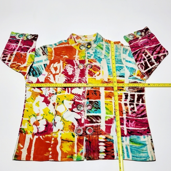 Patchington Boutique Resort Lifestyle Festive 100% Cotton Jacket Women's (XL) - Picture 9 of 10